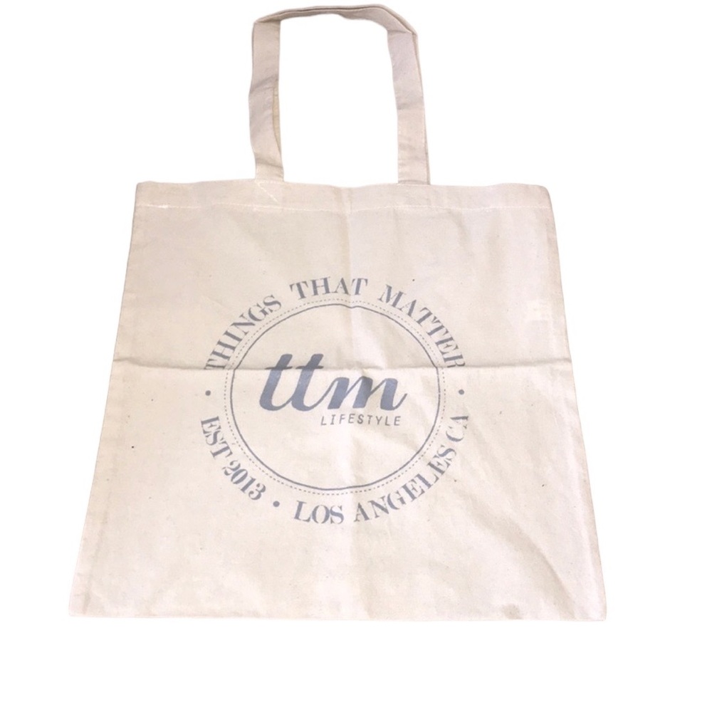 NEVER USED TTM CANVAS TOTE